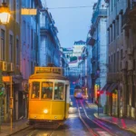 Streetcar in Lisbon, Portugal